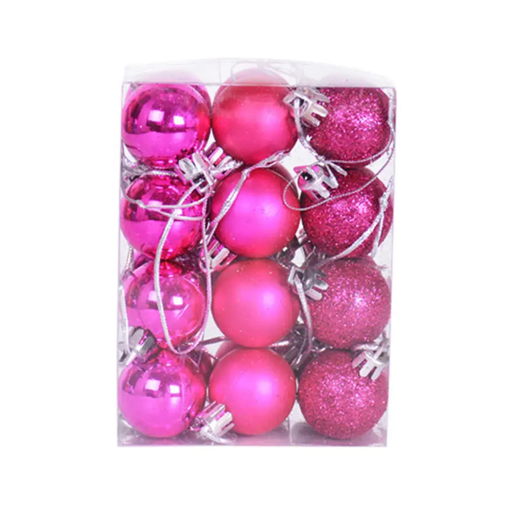 24pcs/Box Christmas Ball Decoration