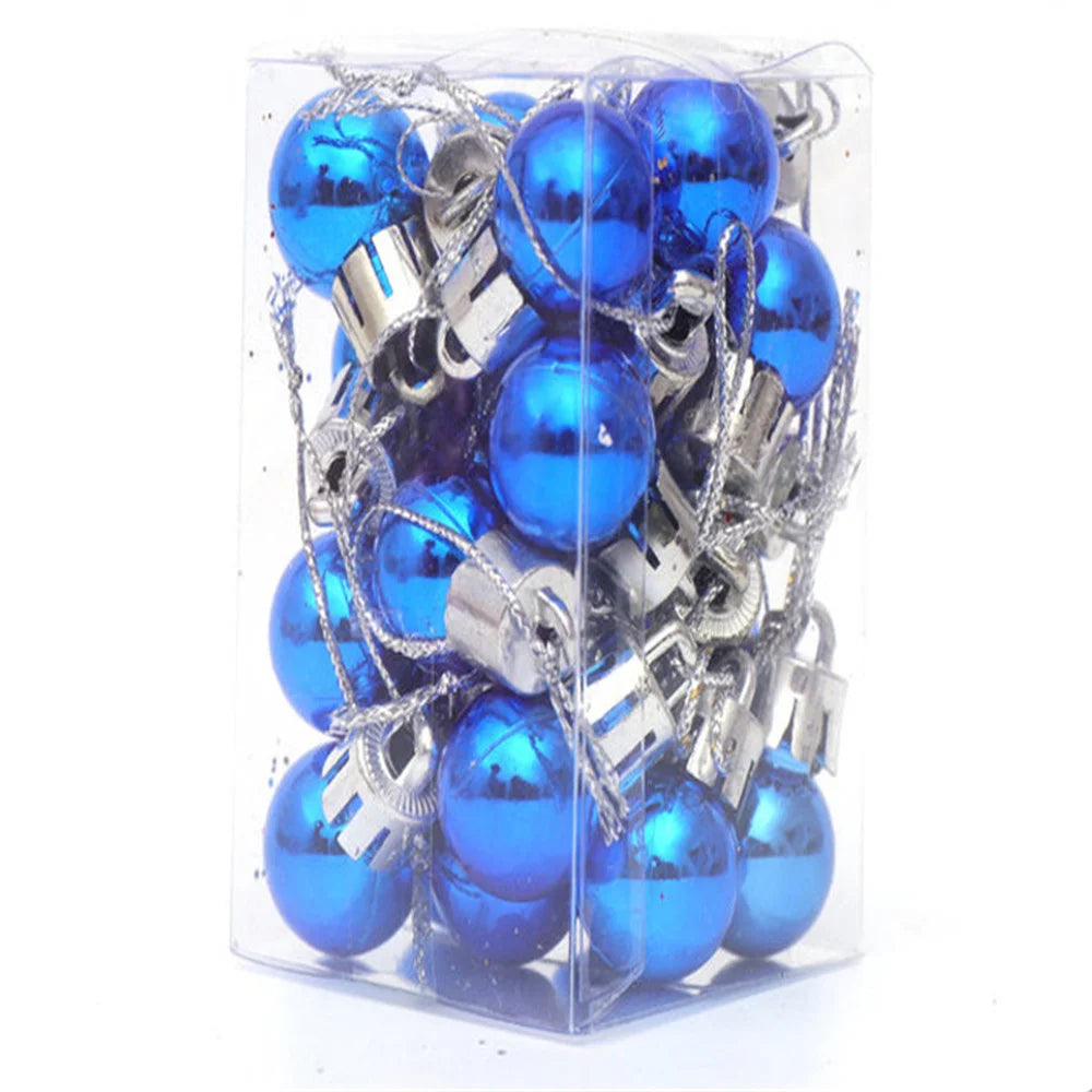 24pcs/Box Christmas Ball Decoration