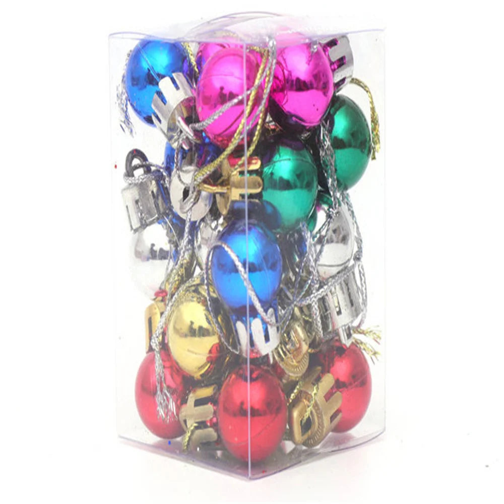 24pcs/Box Christmas Ball Decoration