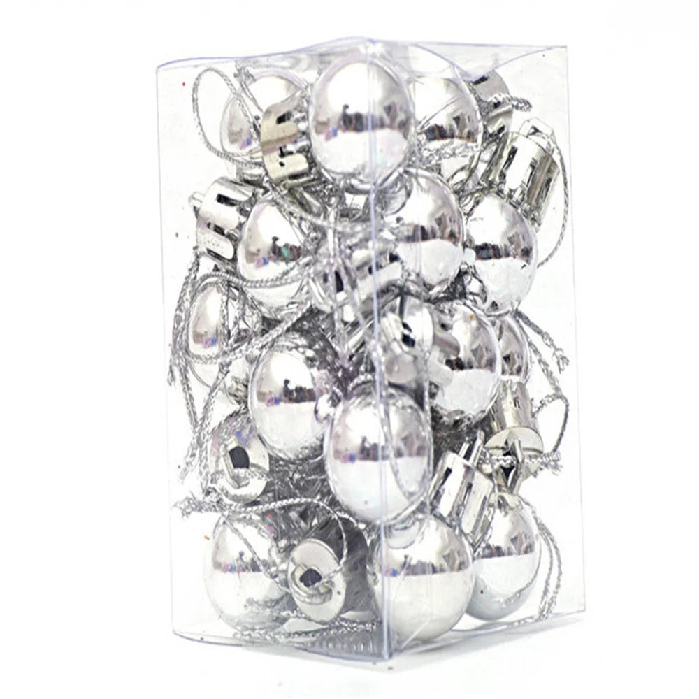 24pcs/Box Christmas Ball Decoration