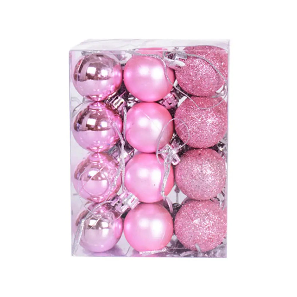 24pcs/Box Christmas Ball Decoration