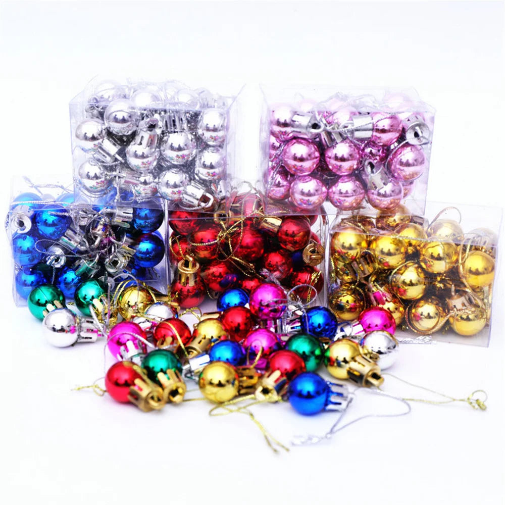 24pcs/Box Christmas Ball Decoration