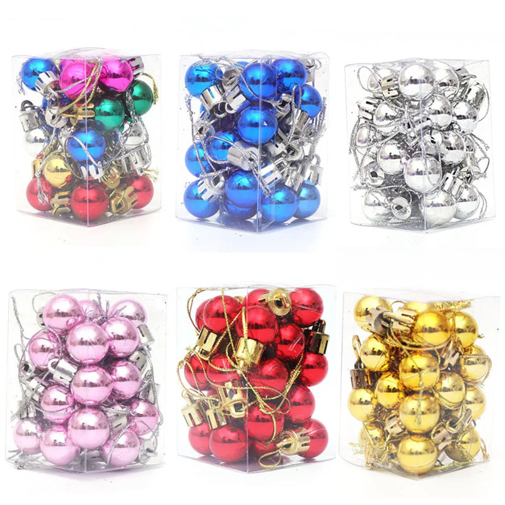 24pcs/Box Christmas Ball Decoration