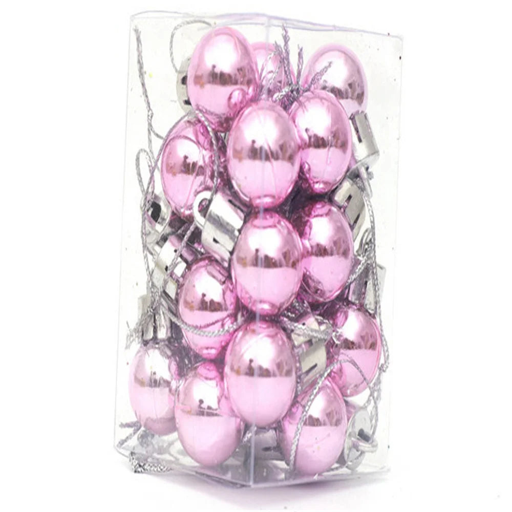 24pcs/Box Christmas Ball Decoration