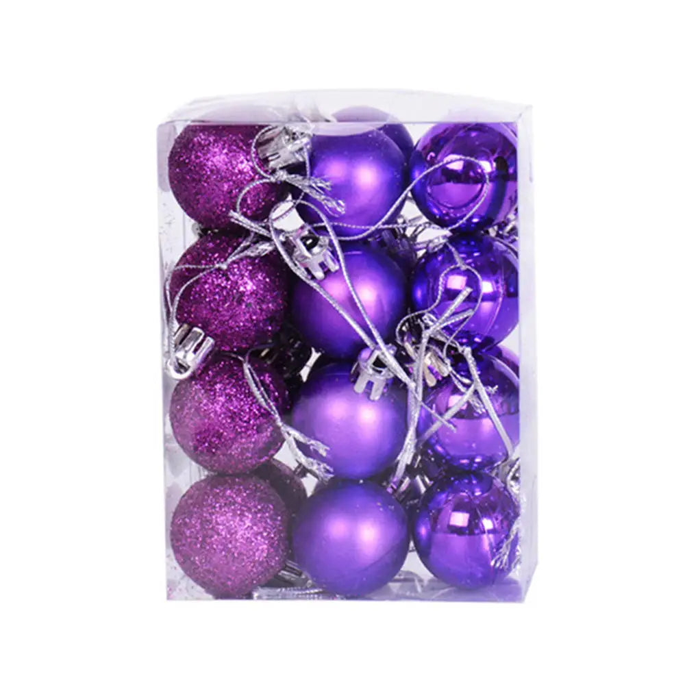 24pcs/Box Christmas Ball Decoration