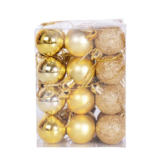 24pcs/Box Christmas Ball Decoration