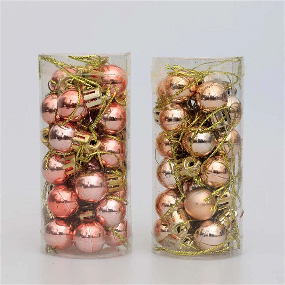 24pcs/Box Christmas Ball Decoration