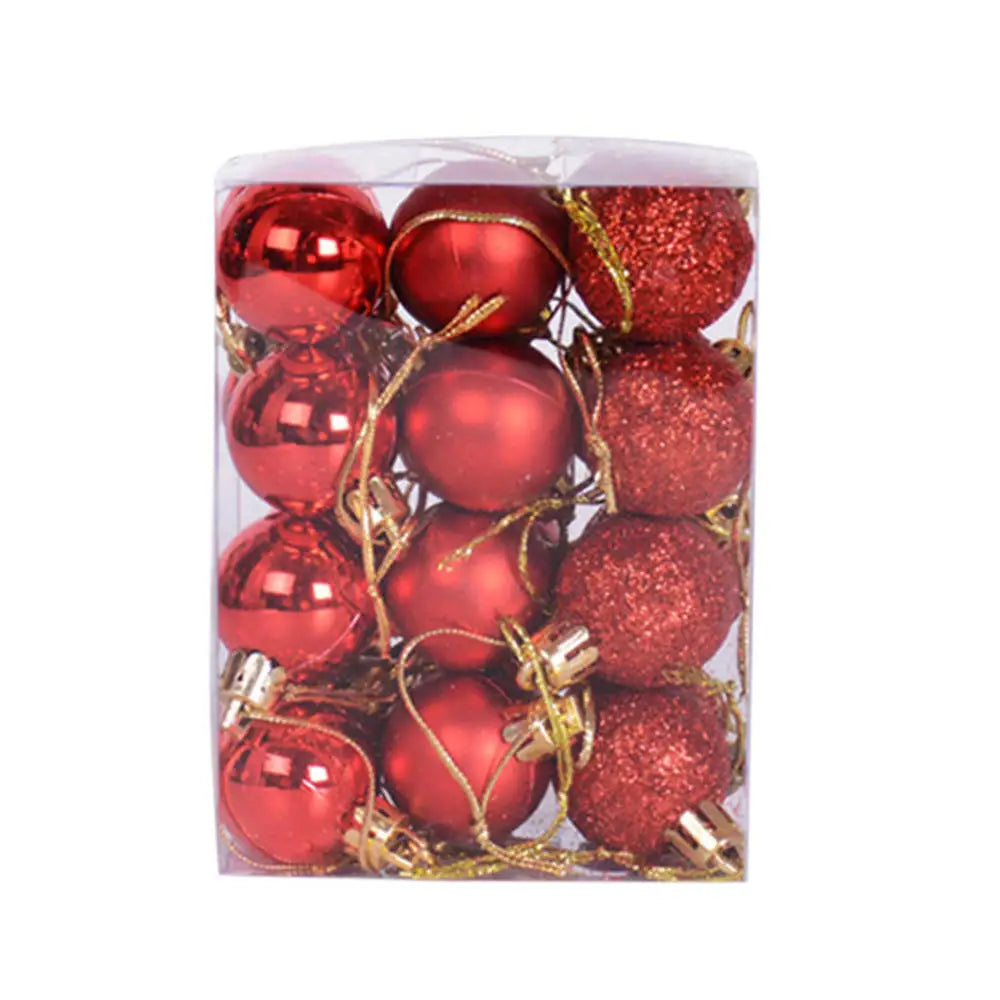 24pcs/Box Christmas Ball Decoration