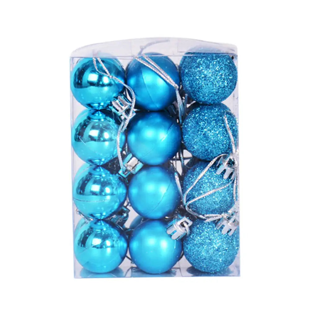 24pcs/Box Christmas Ball Decoration