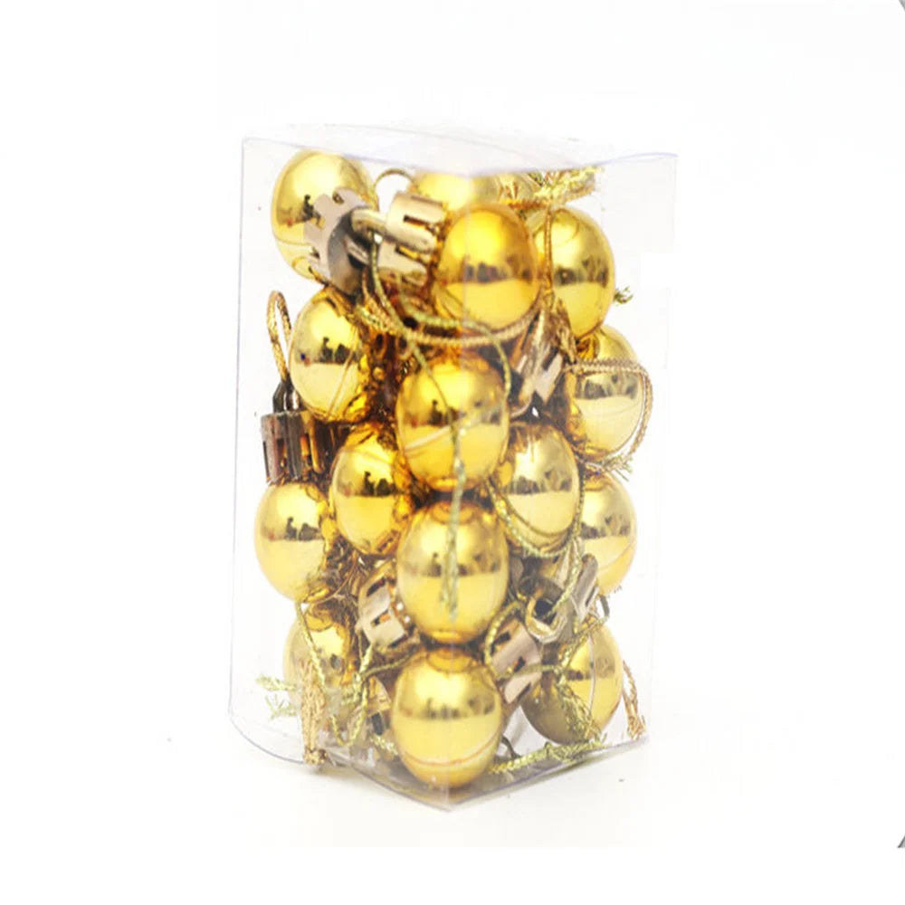 24pcs/Box Christmas Ball Decoration