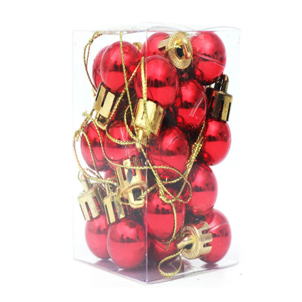 24pcs/Box Christmas Ball Decoration