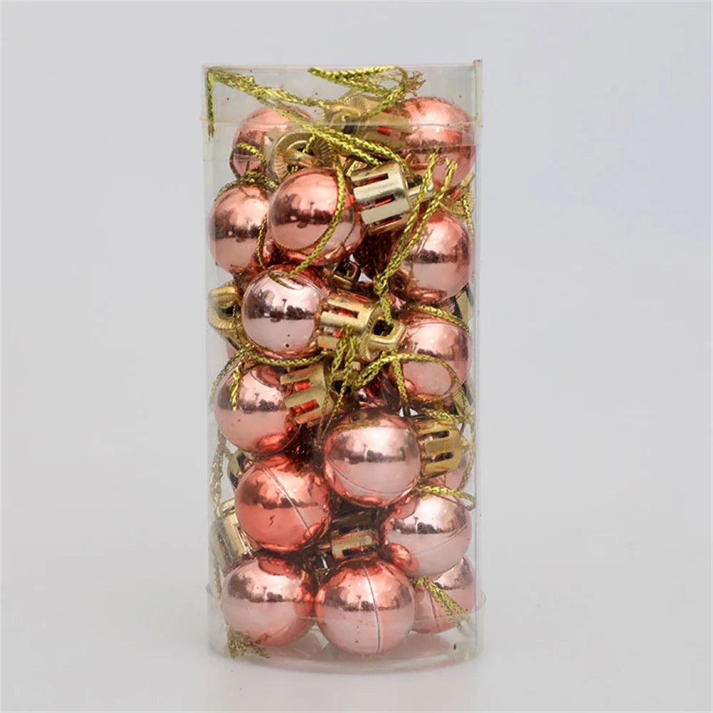 24pcs/Box Christmas Ball Decoration